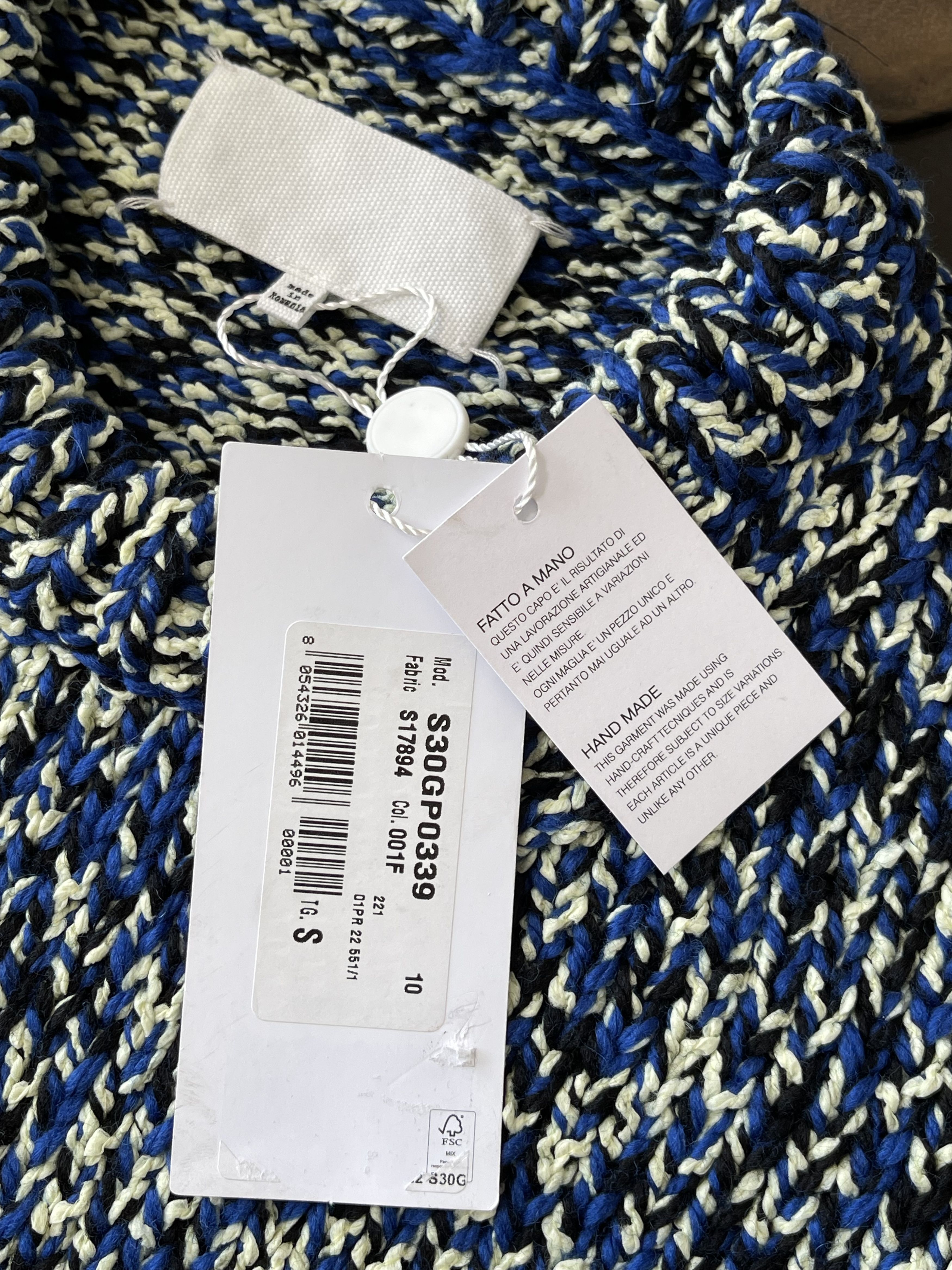 Maison Margiela Handmade Wool Mouline Knit Stitch Embroidered Sweater SS22 Size US S / EU 44-46 / 1 - 9 Thumbnail