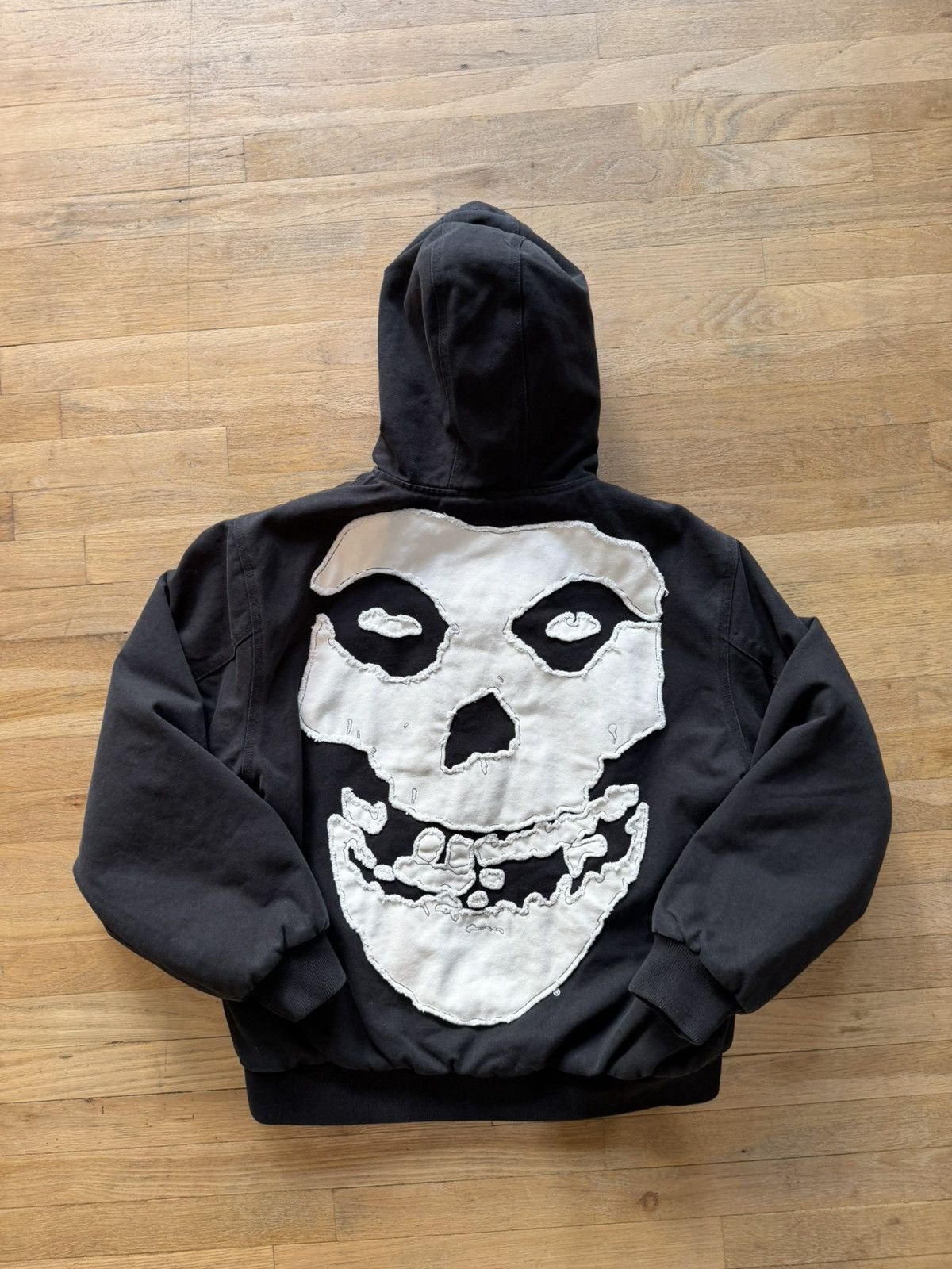 Supreme × Thrasher Supreme Thrasher Hooded Work Jacket Black Large
