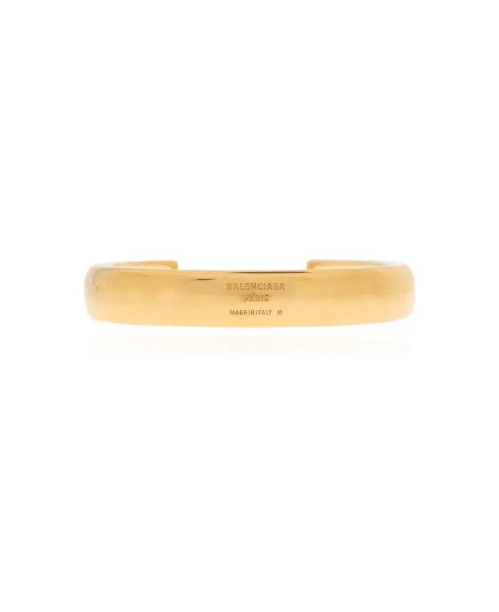 Balenciaga o1bcso1str0326 Size: M / Plated Cuff in Gold Size ONE SIZE - 1 Thumbnail