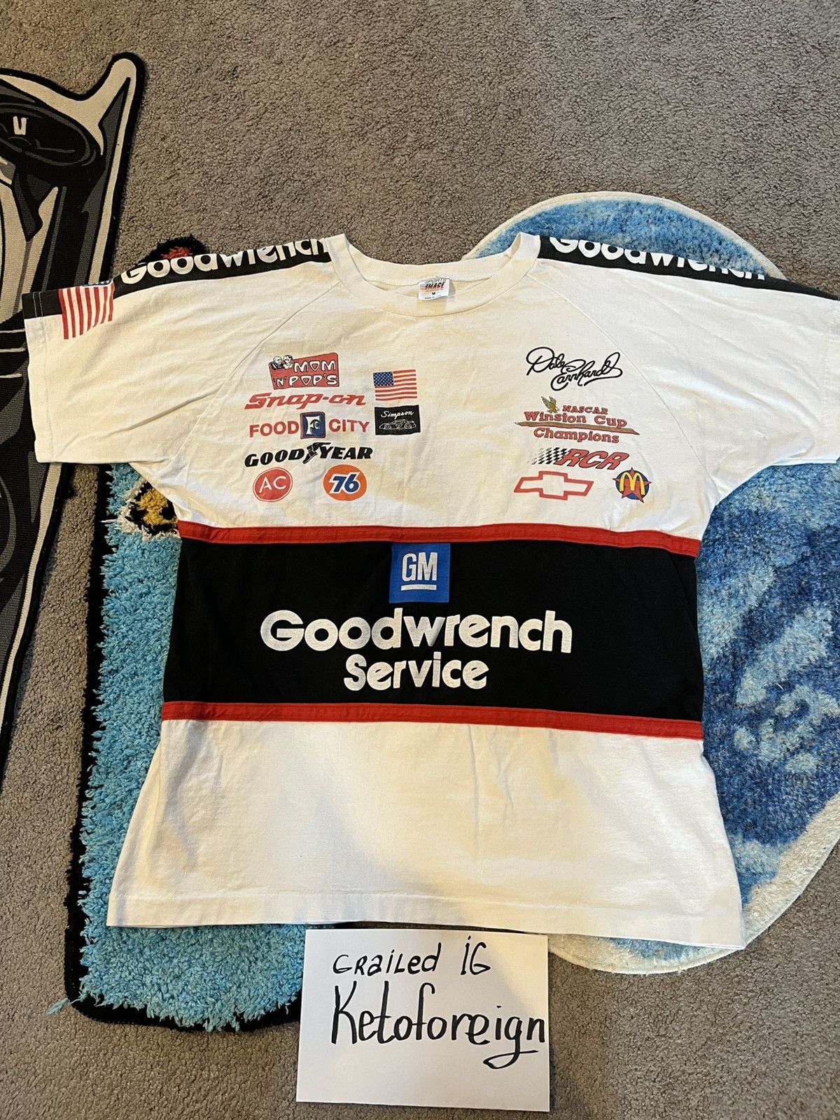 Vintage GoodWrench Service tee made in USA Single stitch 100% cotton Size US M / EU 48-50 / 2 - 1 Thumbnail