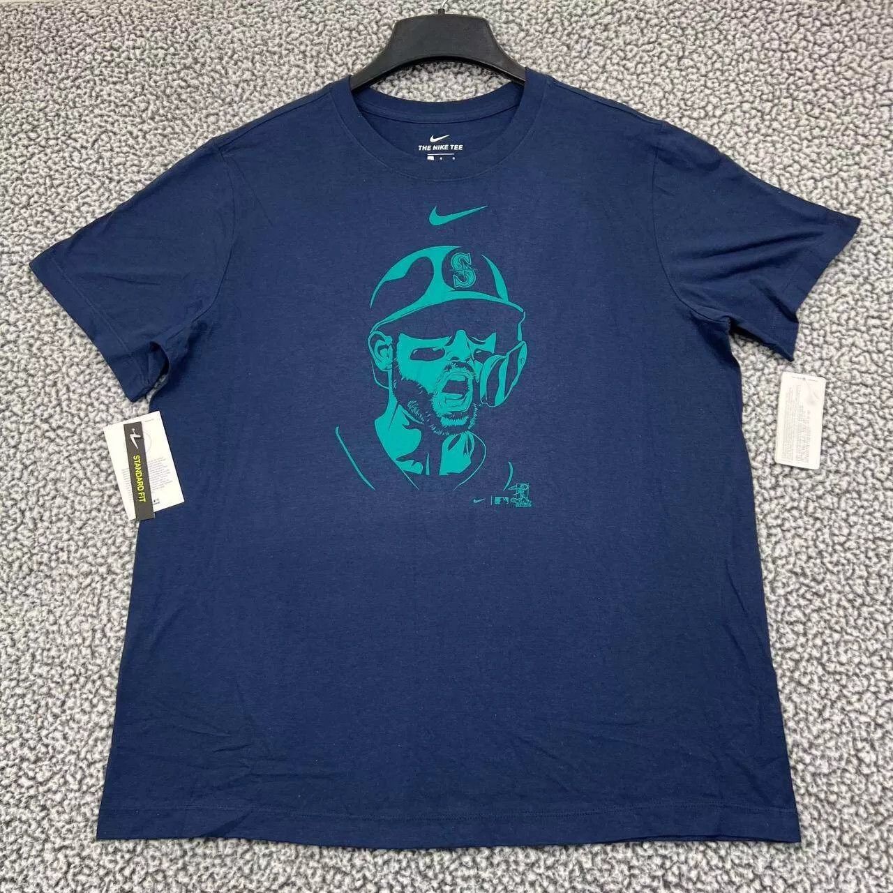 Nike Seattle Mariners Shirt Men Short Sleeve Crew Neck New L Size US L / EU 52-54 / 3 - 1 Thumbnail
