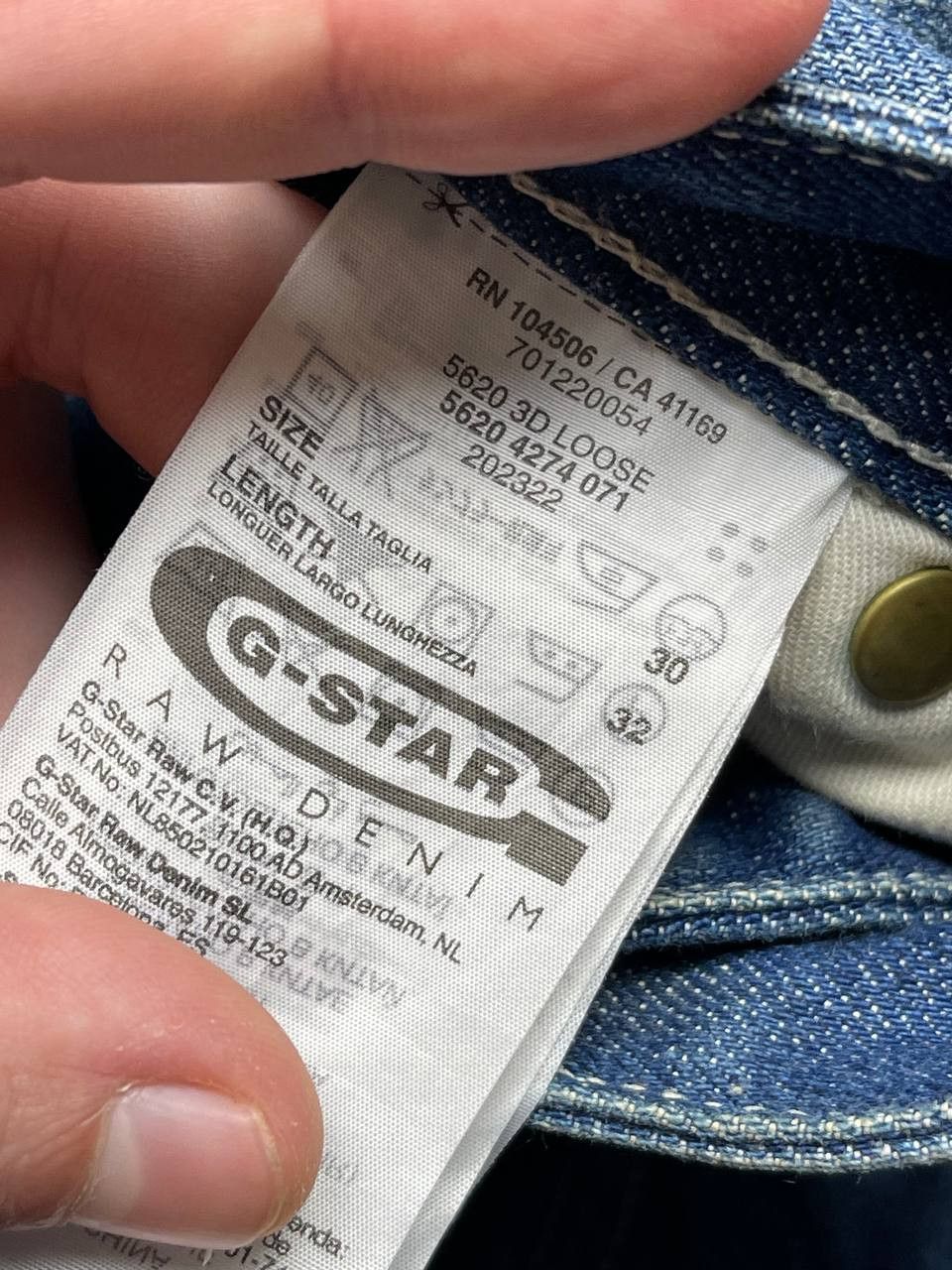 G-Star Vintage GStar Jeans Size US 30 / EU 46 - 3 Thumbnail