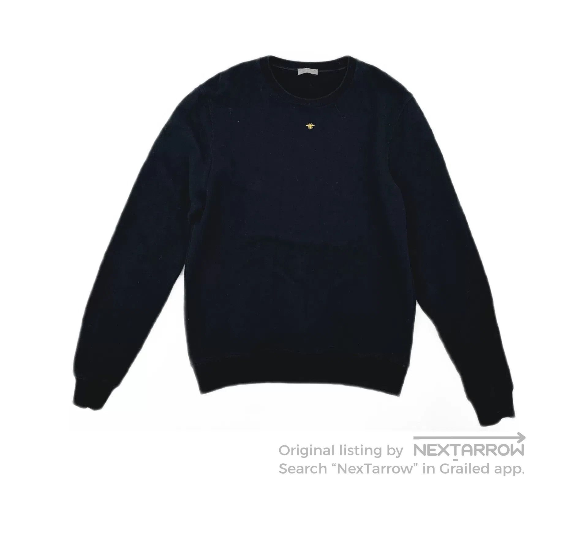 Dior dior black embroidered crew neck sweatshirt. Size US XL / EU 56 / 4 - 1 Thumbnail