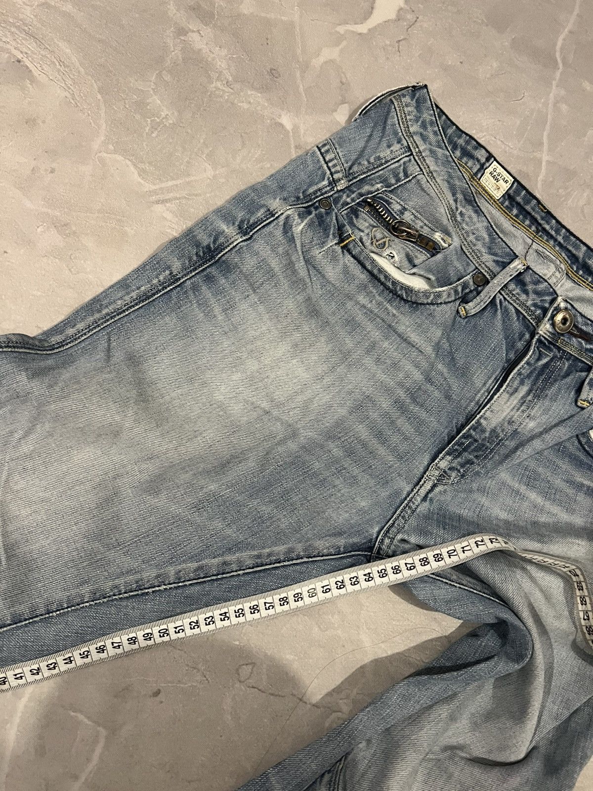 Vintage Faded Streetwear Vintage G-Star / Heavy Style Grunge 90s Size US 32 / EU 48 - 10 Thumbnail