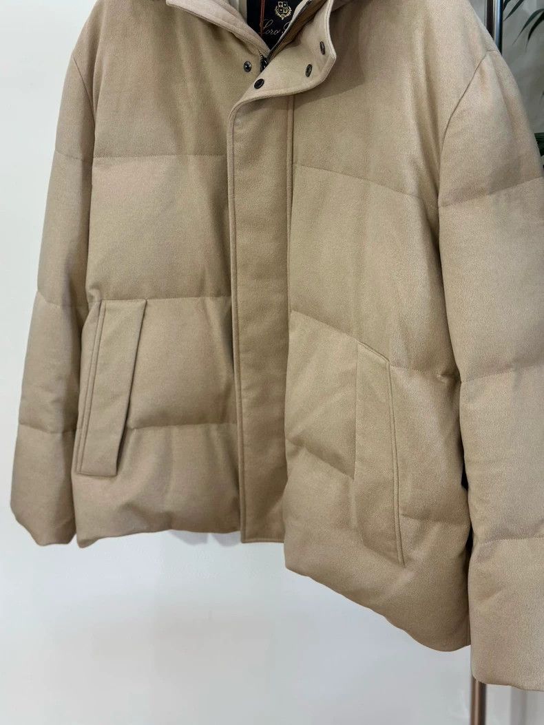 Loro Piana LORO PIANA Zippered cashmere down jacket Size L / US 10 / IT 46 - 2 Thumbnail