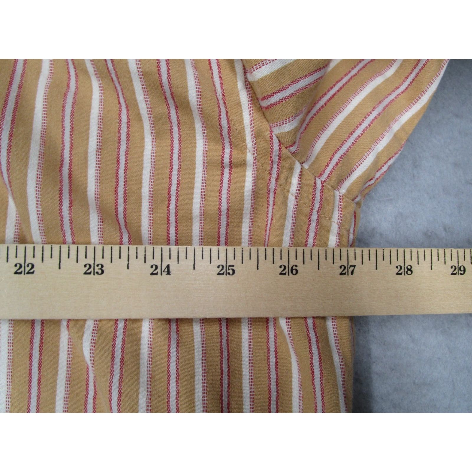 Phat Farm VINTAGE Phat Farm Shirt Mens 3XL Beige Striped Button-Up Hip Hop Streetwear Y2K Size US XXL / EU 58 / 5 - 6 Thumbnail