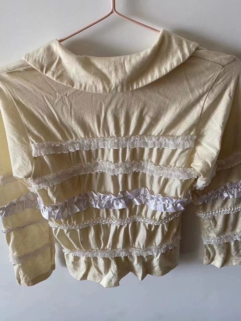 Comme des Garcons Comme Des Garcons CDG main line lace pleated top Size S / US 4 / IT 40 - 9 Thumbnail