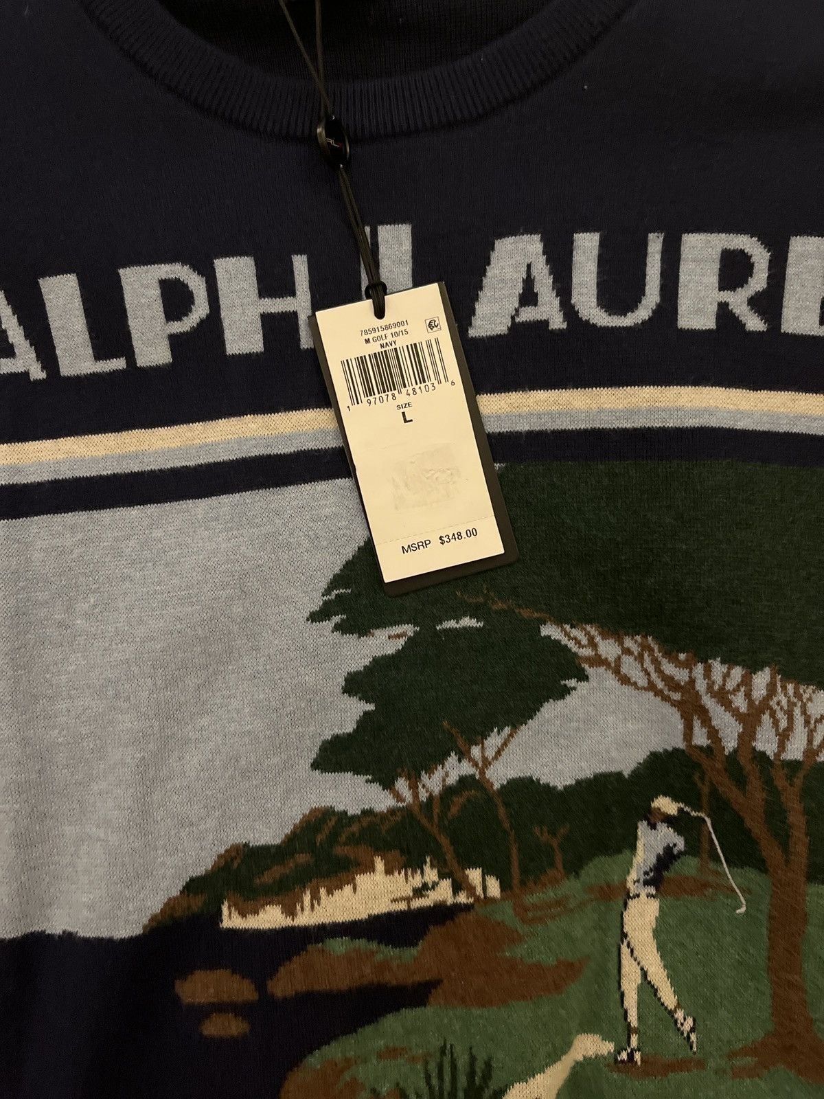 Polo Ralph Lauren Rare RLX Ralph Lauren Country Club Knitted Sweater Size US L / EU 52-54 / 3 - 12 Thumbnail