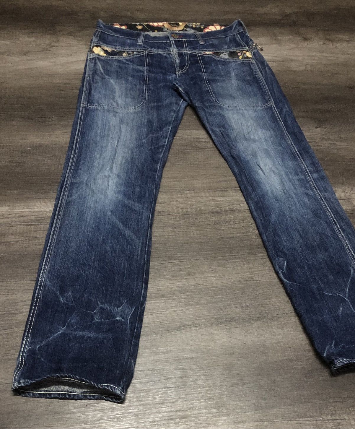 Eternal × Japanese Brand VINTAGE ENTERNAL DENIM JEANS Size US 32 / EU 48 - 9 Thumbnail