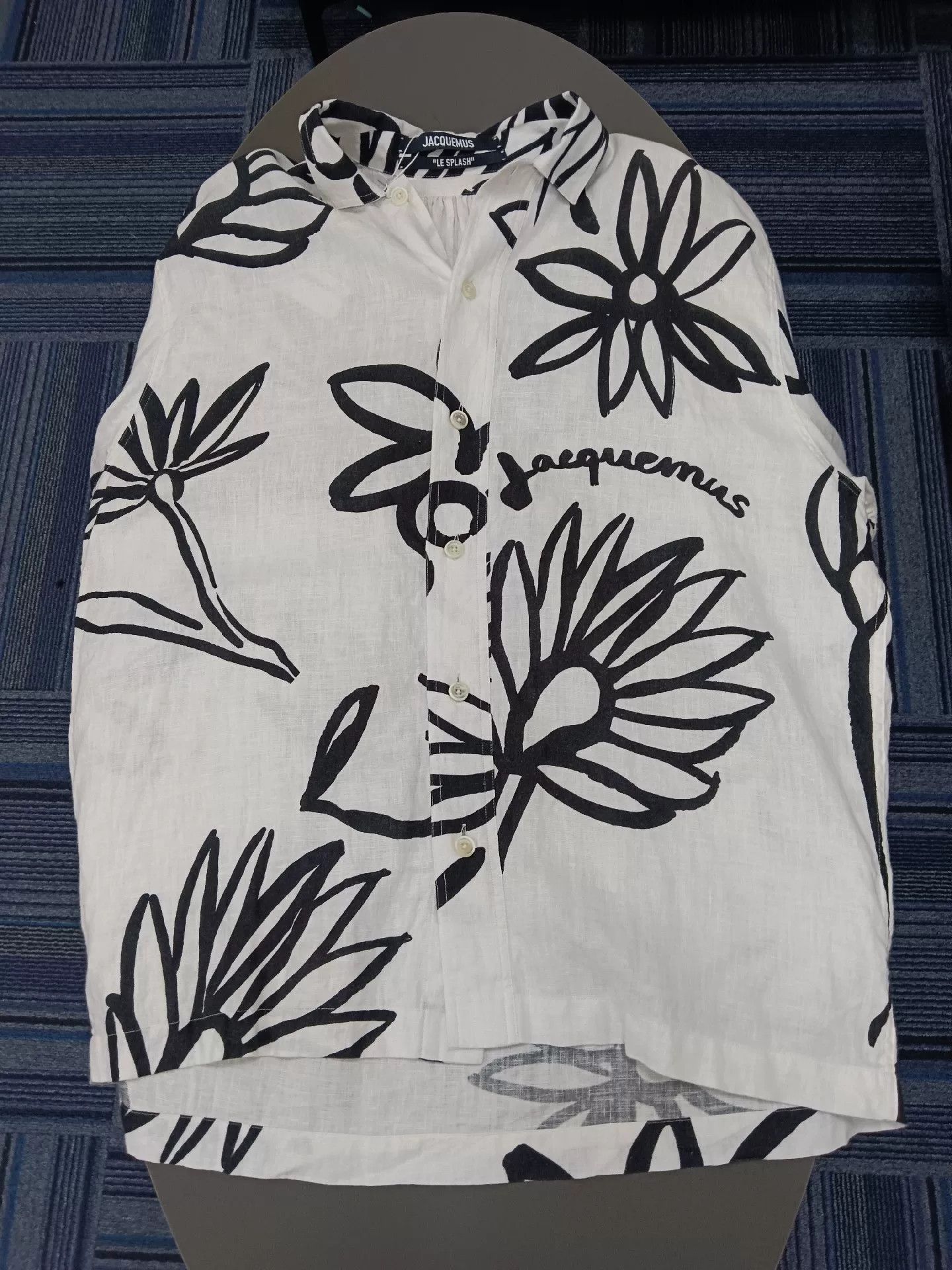 jacquemus ink painting style shirt