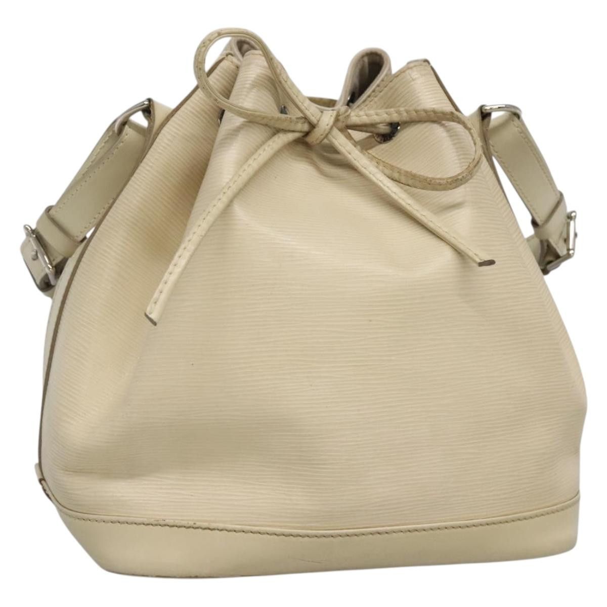 Louis Vuitton LOUIS VUITTON Epi Petit Noe Shoulder Bag White Yvoire Size ONE SIZE - 1 Thumbnail