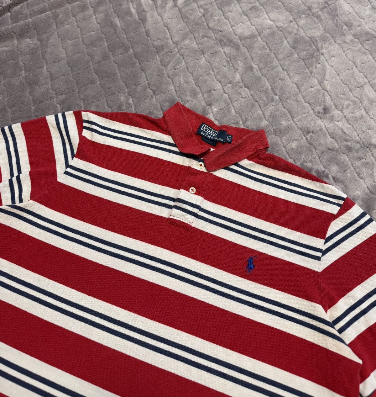 Polo Ralph Lauren × Vintage 🇺🇸Vintage 90s Chief Keef Polo Ralph Lauren Polo Size US XXL / EU 58 / 5 - 5 Thumbnail