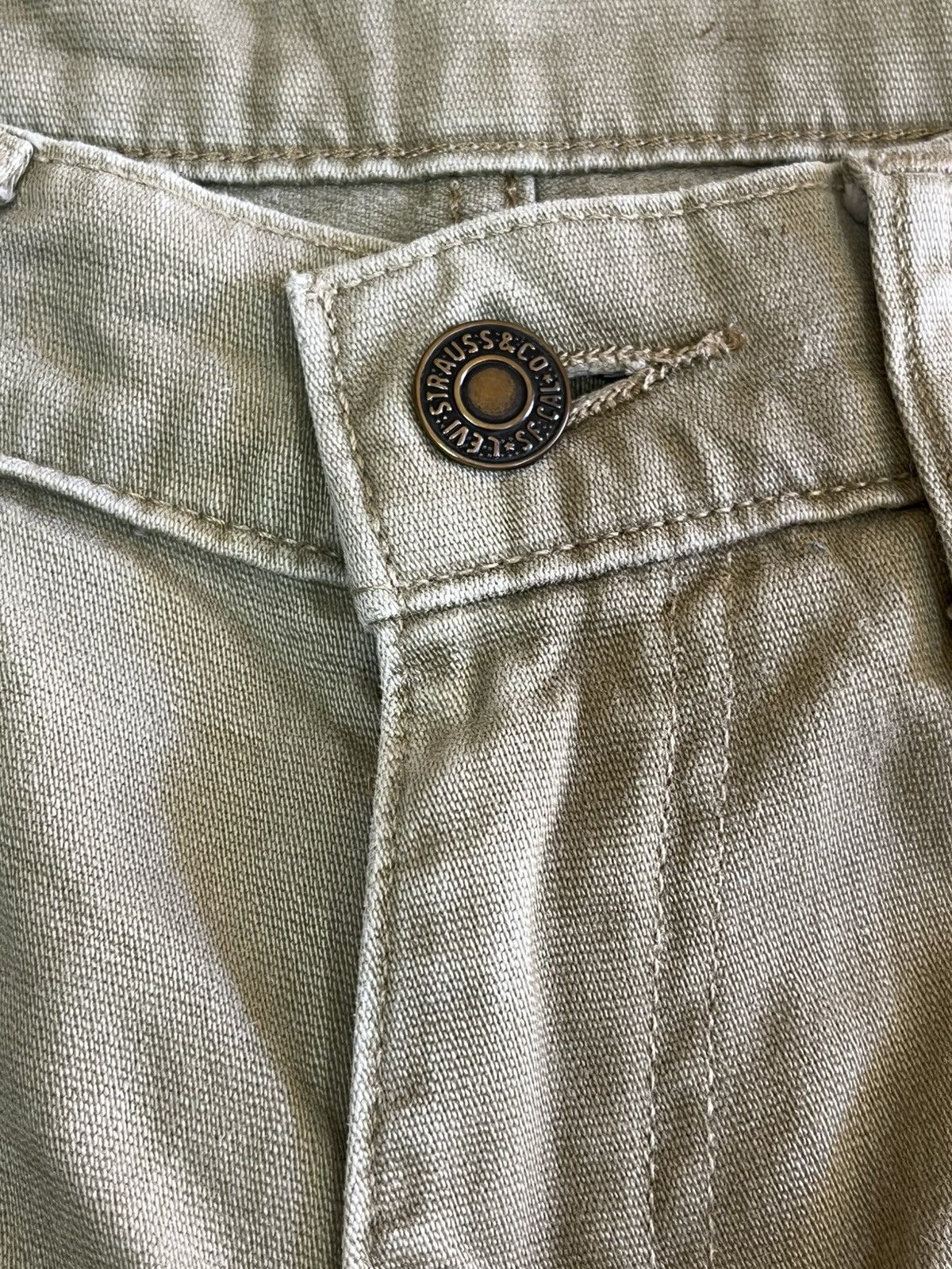 LVC × Levi's × Levi's Vintage Clothing Vintage Levi’s 508 Tan Colour Denim Size US 31 - 6 Thumbnail