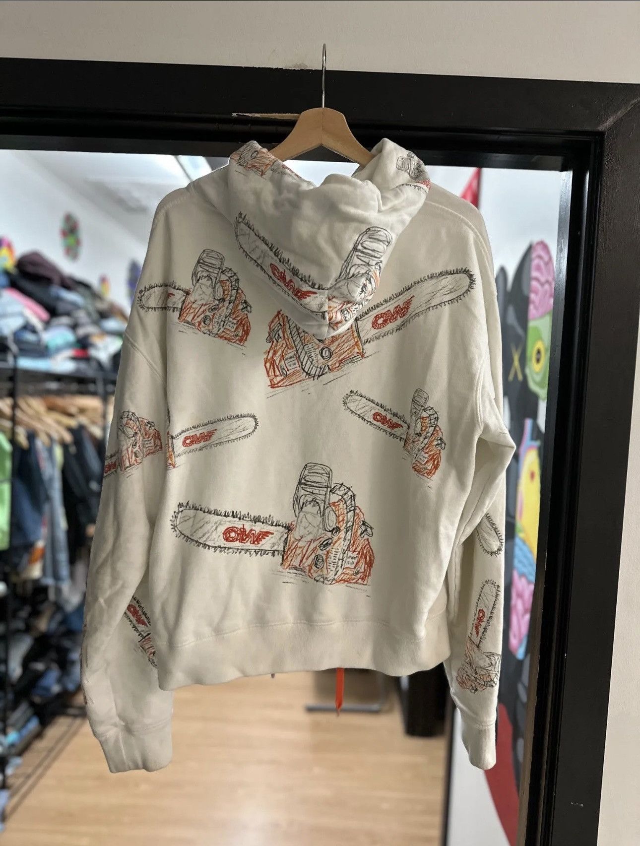 Off-White Off-White Chainsaw hoodie Size US M / EU 48-50 / 2 - 2 Thumbnail