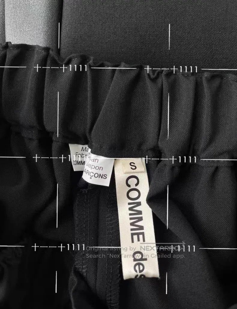 Comme des Garcons Comme des Garcons size S Irregular Pleated Polyester Skirt Size 23" - 7 Thumbnail