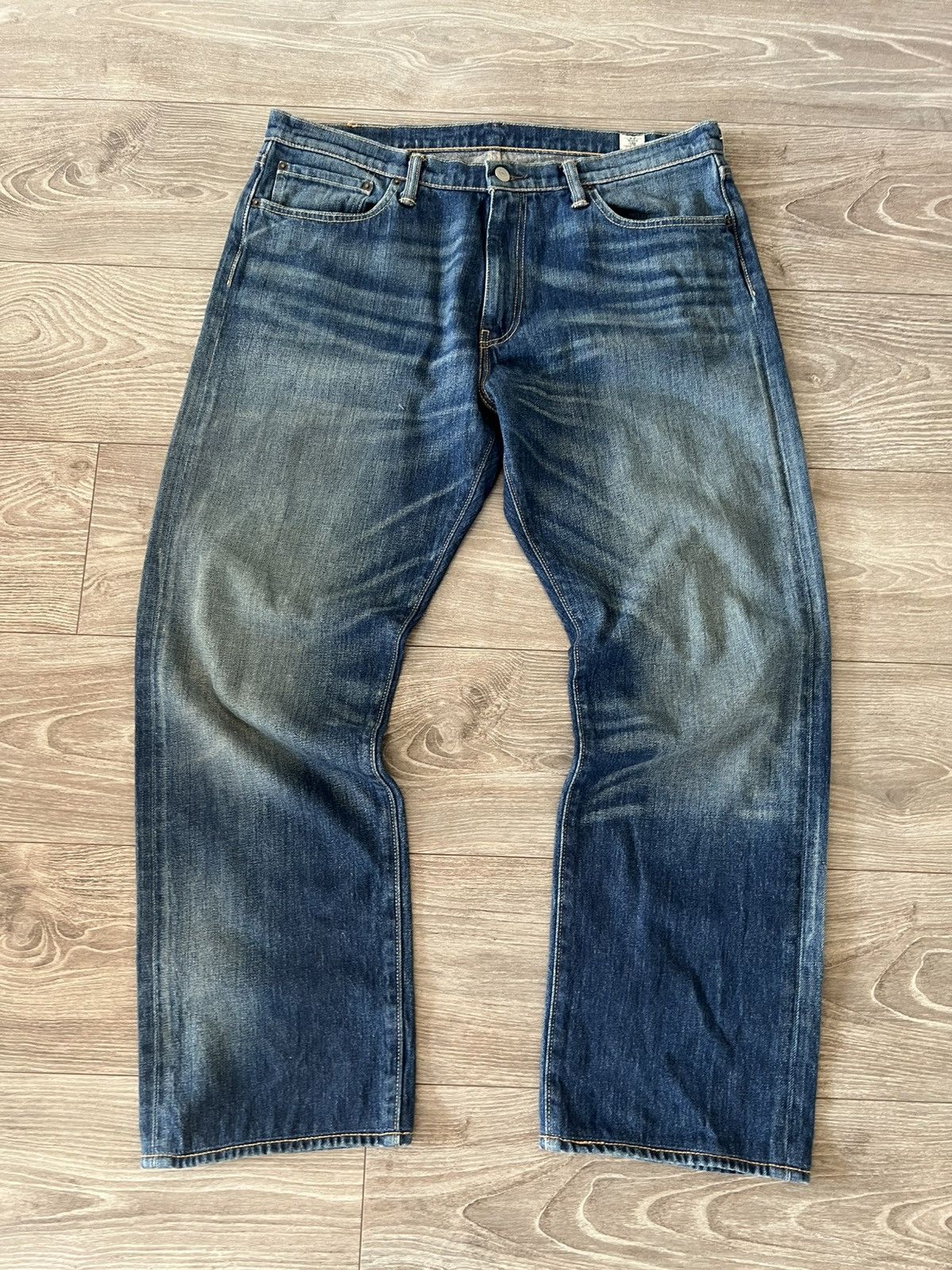 Levi's × Levi's Vintage Clothing ‼️Vintage Levis 504 White Oak Cone Denim Pants‼️ Size US 36 / EU 52 - 17 Thumbnail
