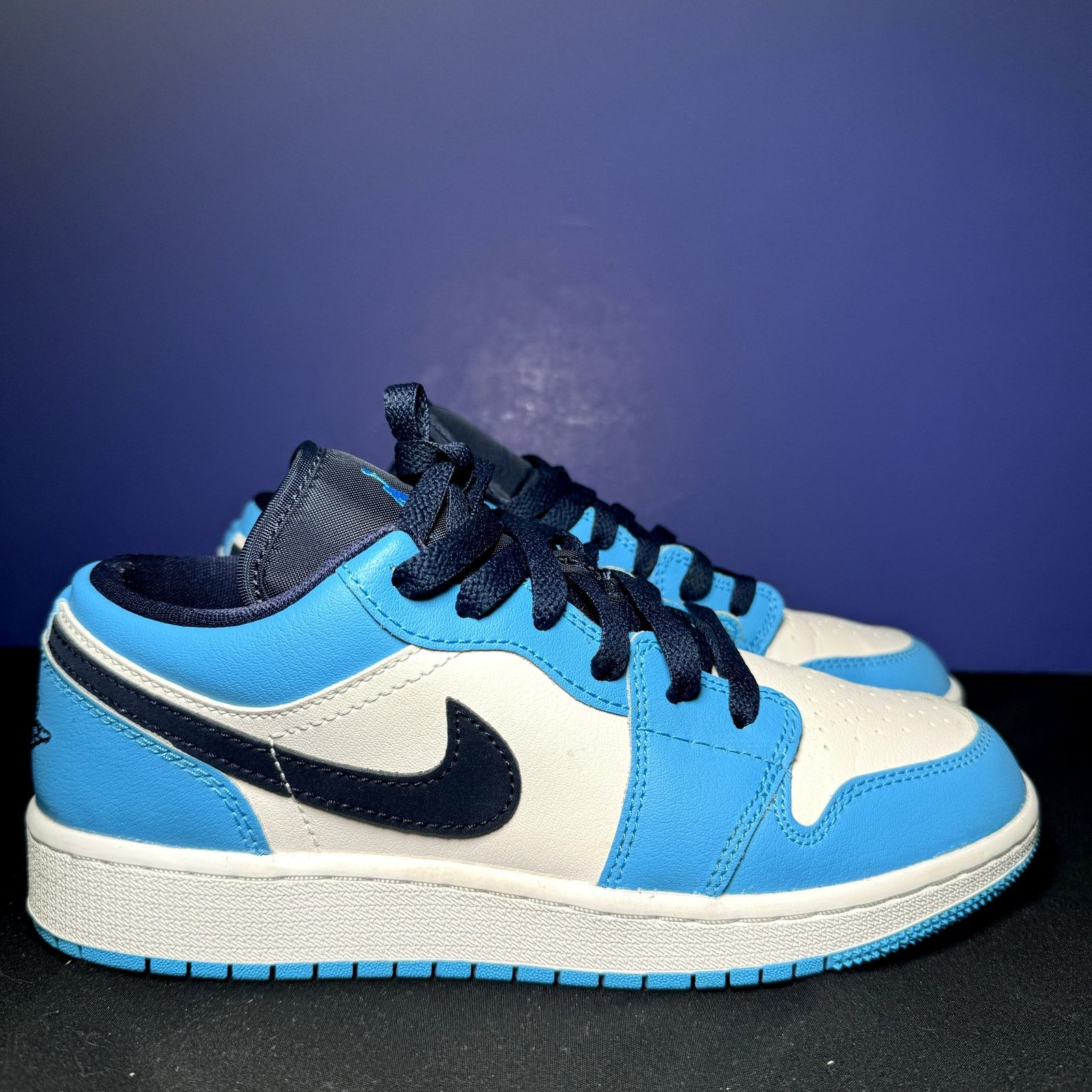 Nike Air Jordan 1 Low GS UNC Men's Shoes - Size 5