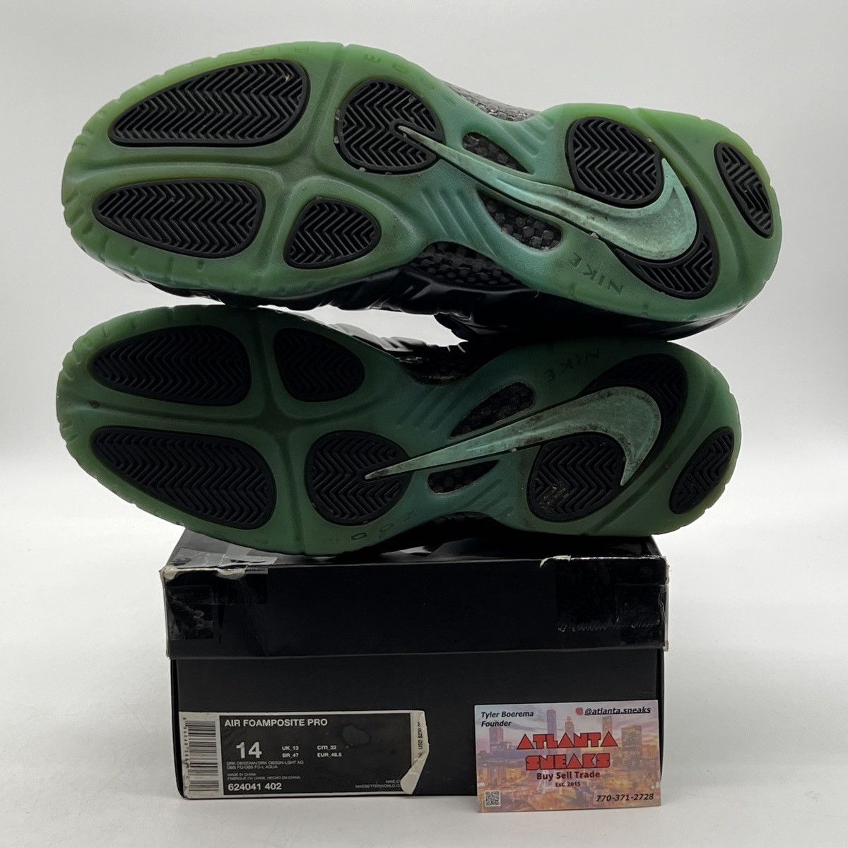 Nike Air Foamposite pro Aqua Size US 14 / EU 47 - 8 Thumbnail