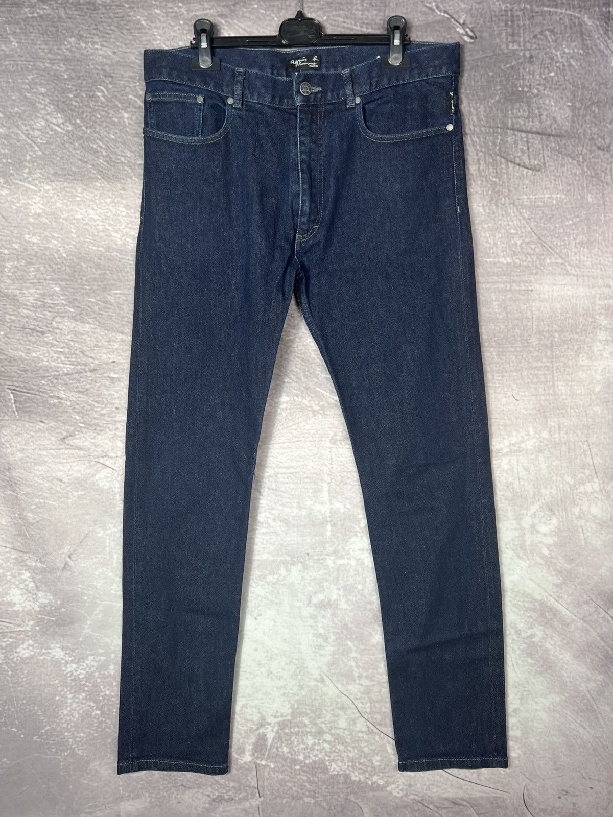 agnes b. Agnes B. Indigo Denim Jeans Size US 32 / EU 48 - 3 Thumbnail