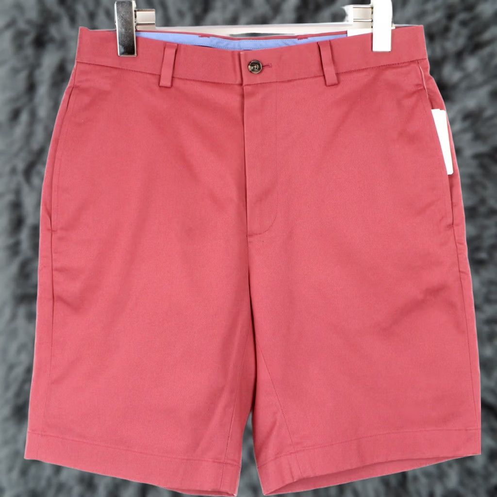 Brooks Brothers BROOKS BROTHERS Light Weight Advantage Chino Stretch Shorts Men's W31 Zip Red Size US 31 - 1 Thumbnail