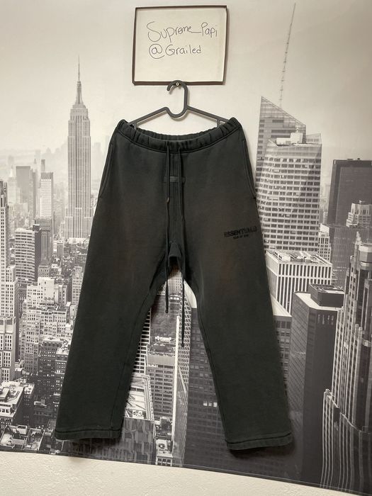 Fear of God Essentials Sweatpants Jet Black (SS23)