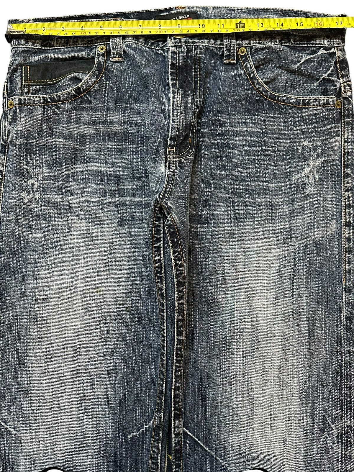 Hysteric Glamour Vintage Japanese Brand Blue Faded Wash Style Loose Jeans Size US 34 / EU 50 - 12 Thumbnail