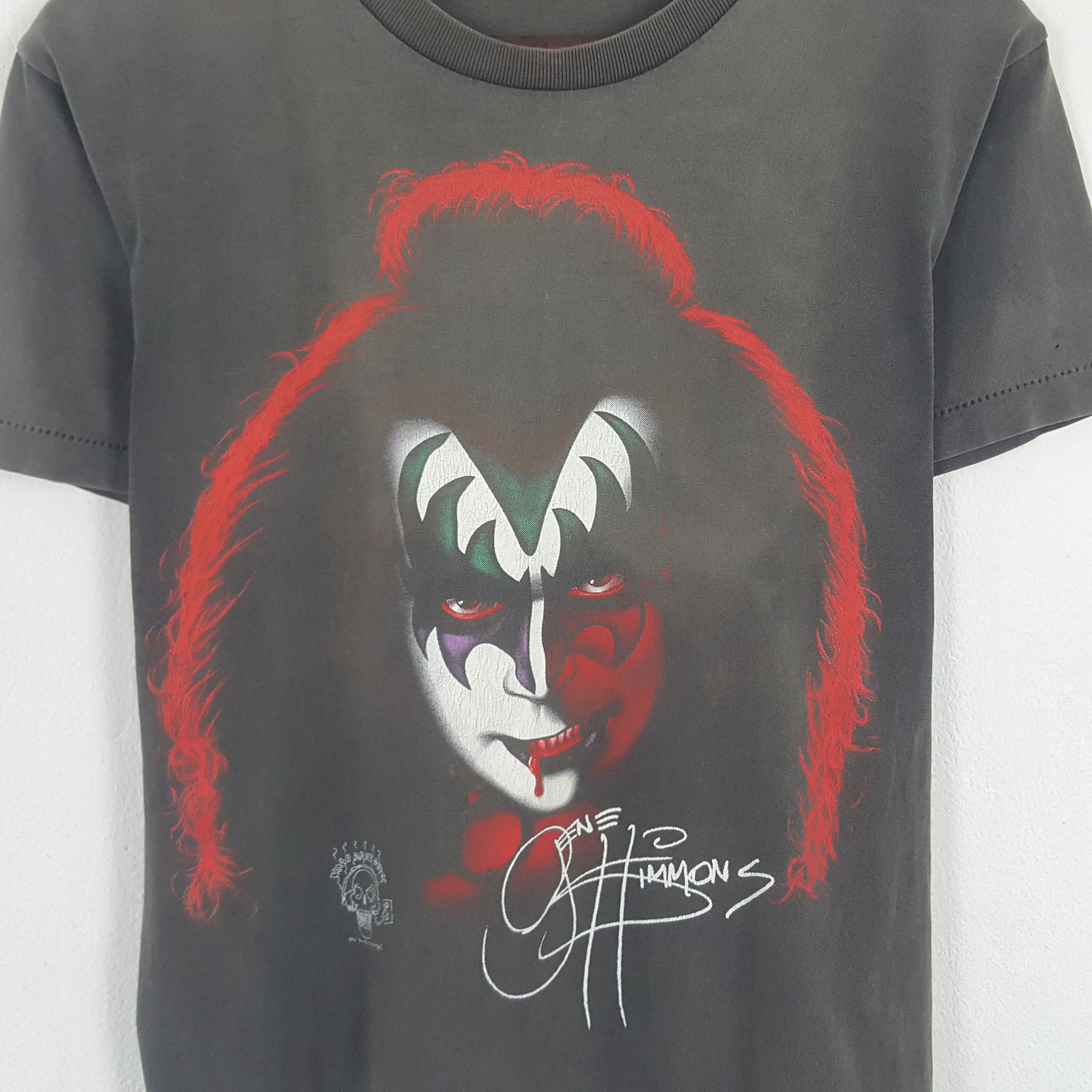 Vintage Vintage Geene Himmons American Movie T-Shirt Size US M / EU 48-50 / 2 - 2 Thumbnail