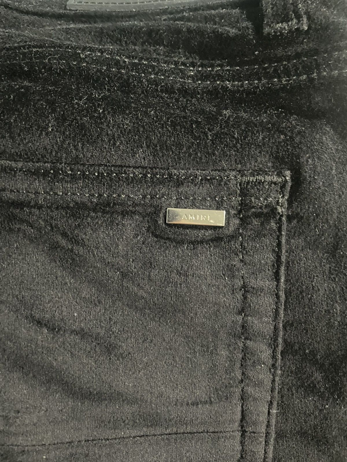 Amiri Amiri Velour Skinny Stack Pants Size US 38 / EU 54 - 8 Thumbnail