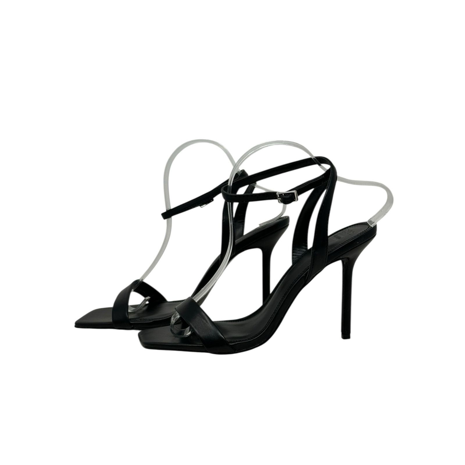 Asos ASOS DESIGN black strappy heeled sandals size 8 Size US 8 / IT 38 - 13 Thumbnail