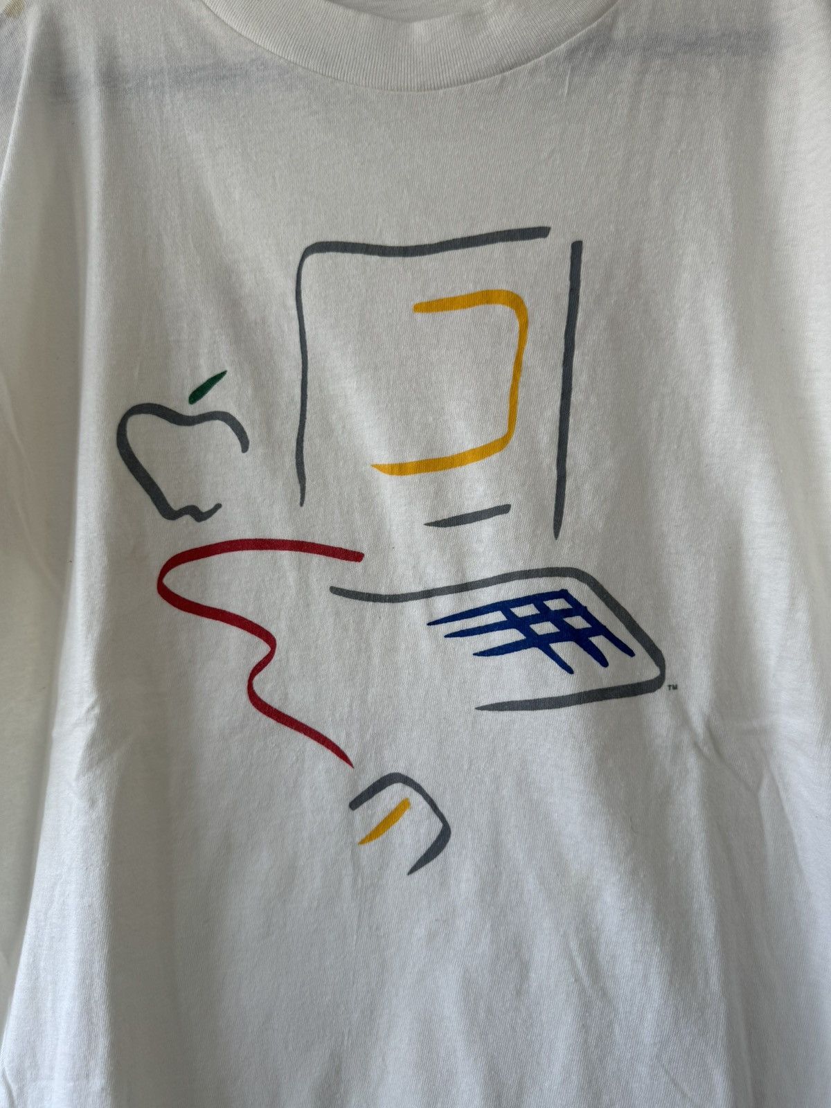 Vintage Vintage 90s Apple Macintosh Promo Tee Size US L / EU 52-54 / 3 - 2 Thumbnail