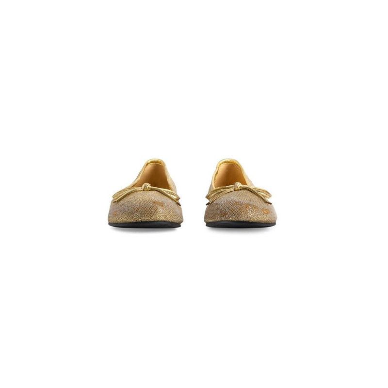 Balenciaga o1tr1nto1225 Leopold Ballerina in Gold Size US 9 / IT 39 - 4 Thumbnail