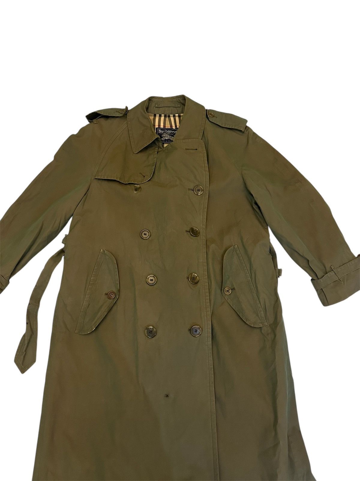 Burberry × Vintage Trench coat by burberrys made in england Size US M / EU 48-50 / 2 - 2 Thumbnail