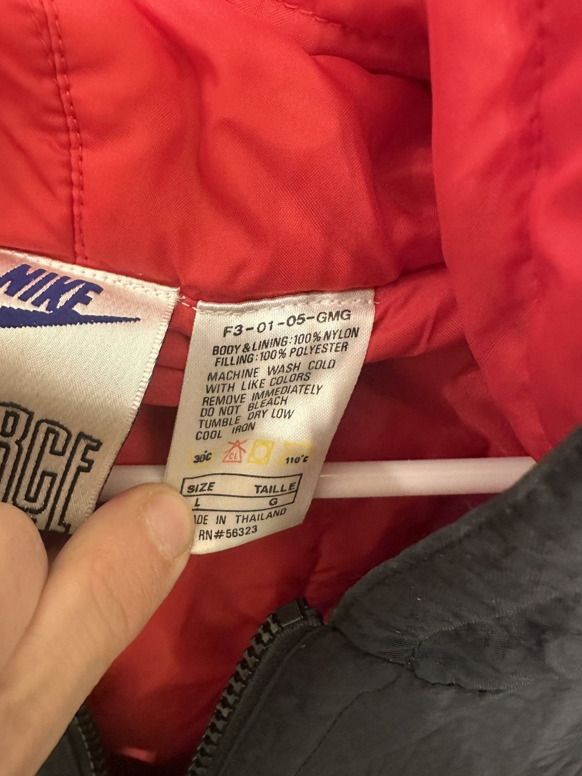 Nike Vintage nike force jacket parka long coat Size US L / EU 52-54 / 3 - 10 Thumbnail