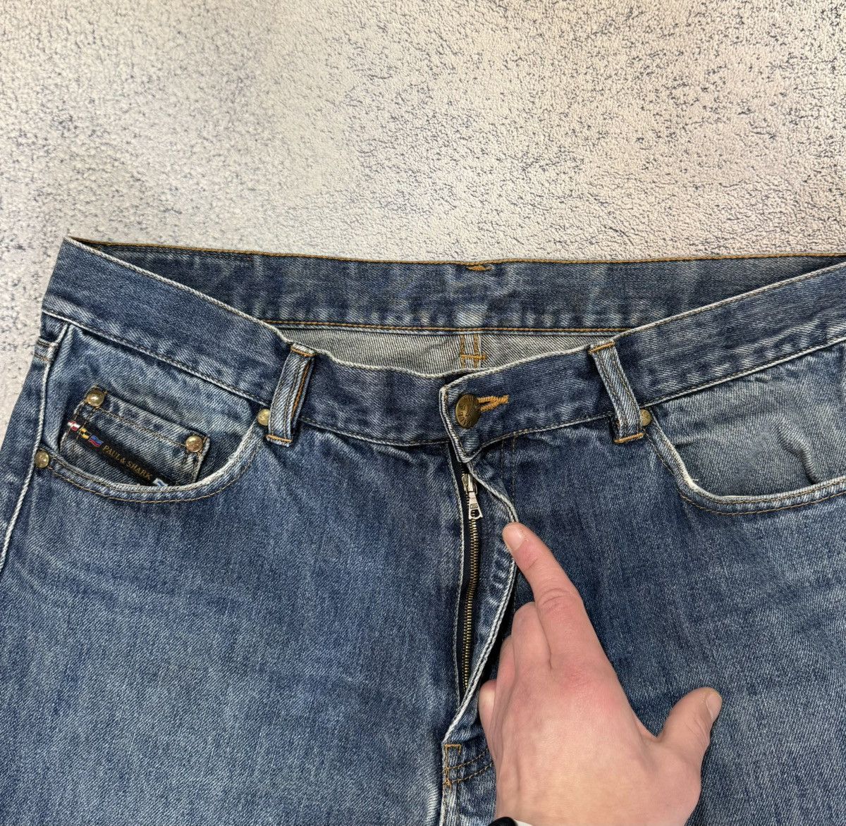 Paul & Shark Paul & Shark Yachting Jeans Men W36 Blue Denim Logo Italy Size US 36 / EU 52 - 8 Thumbnail