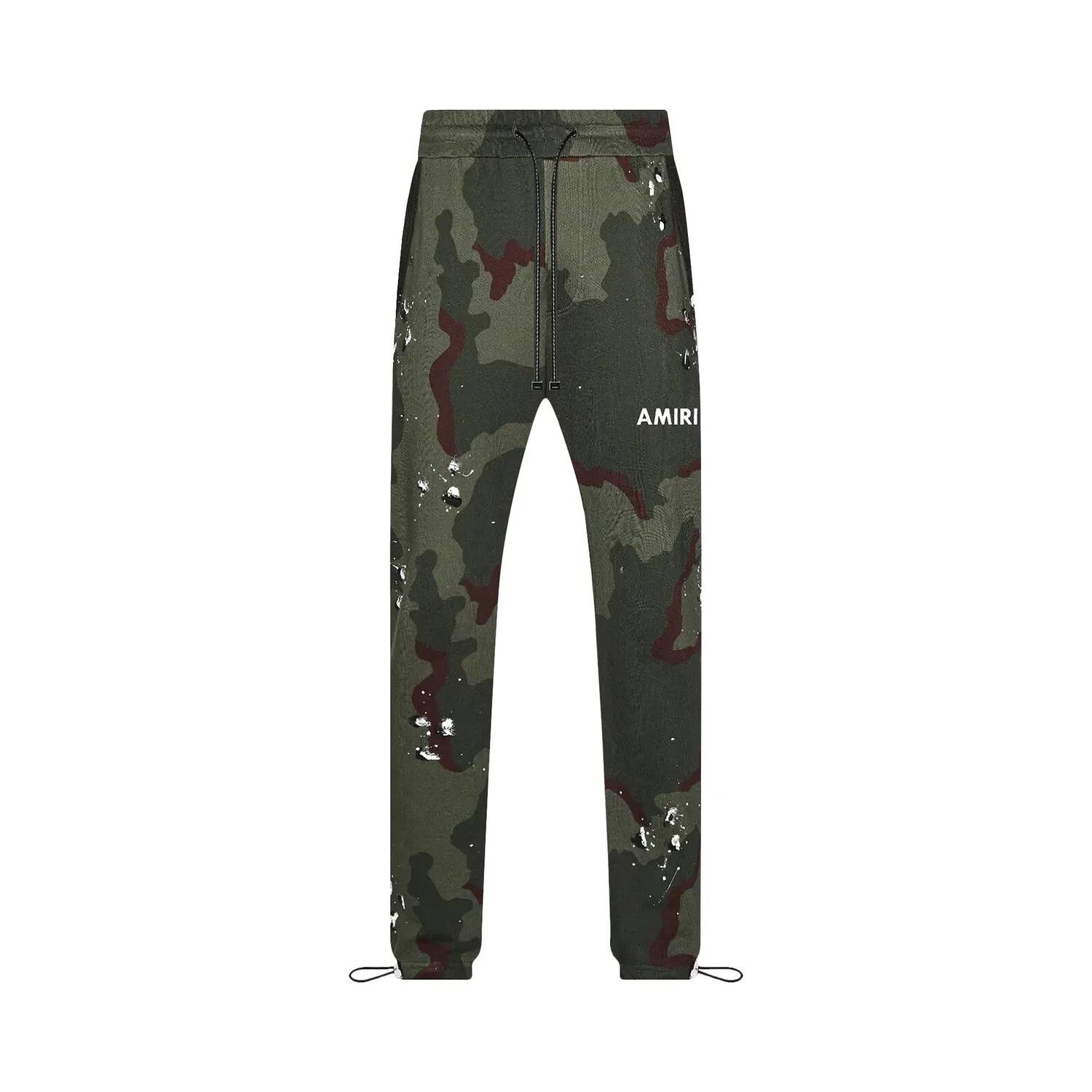 Amiri o1mle0725 Logo Sweatpants & Joggers in Green Size US 34 / EU 50 - 1 Preview