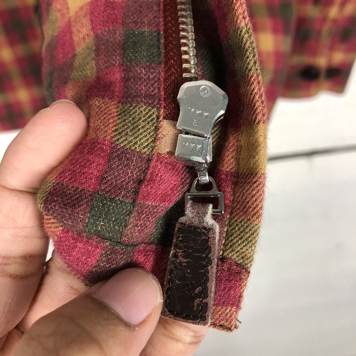 Japanese Brand 📌Vintage Zipper Chore Jacket Kizuku Kazutaka Kato Tartan Size US M / EU 48-50 / 2 - 18 Thumbnail