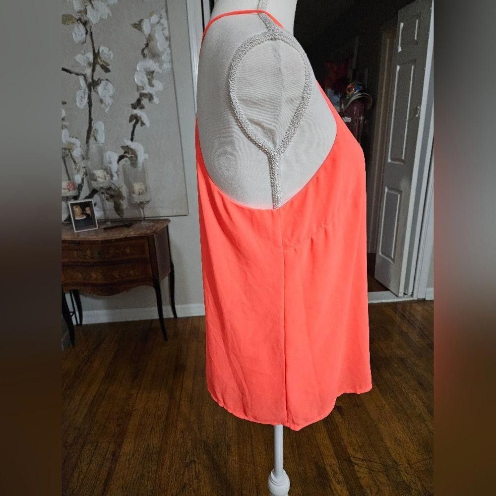 Designer Stylish Coral Halter Top Size M / US 6-8 / IT 42-44 - 4 Thumbnail