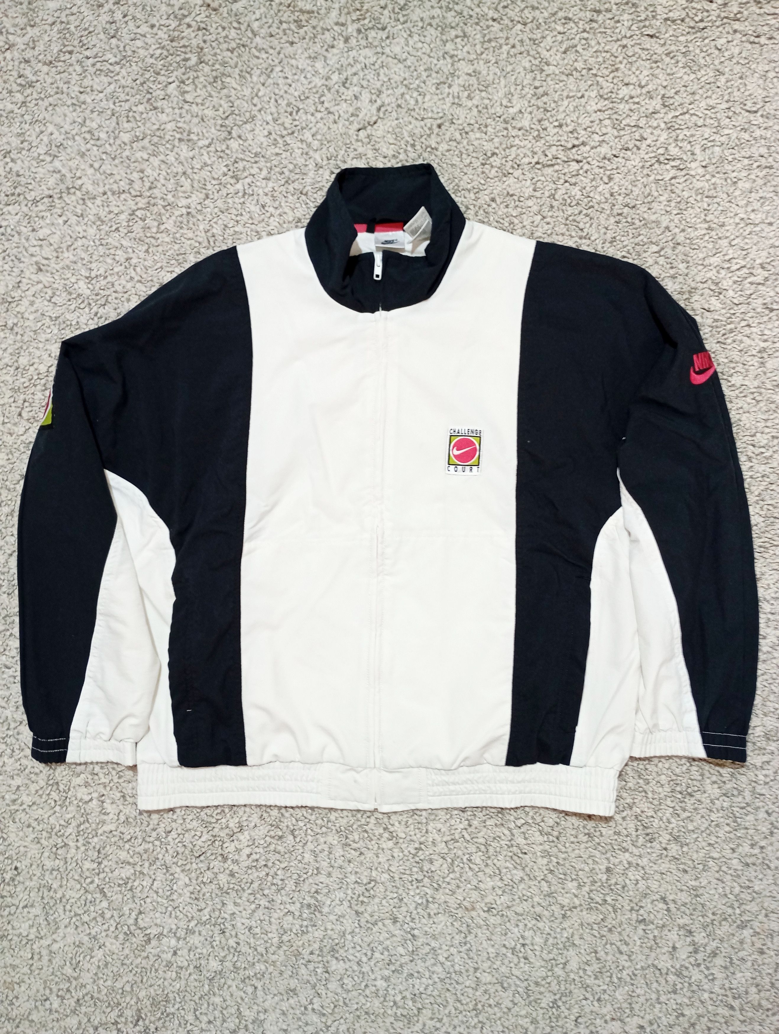 Nike Vintage Nike Challenge Court Jacket Andre Agassi Windbreaker Size US S / EU 44-46 / 1 - 4 Thumbnail