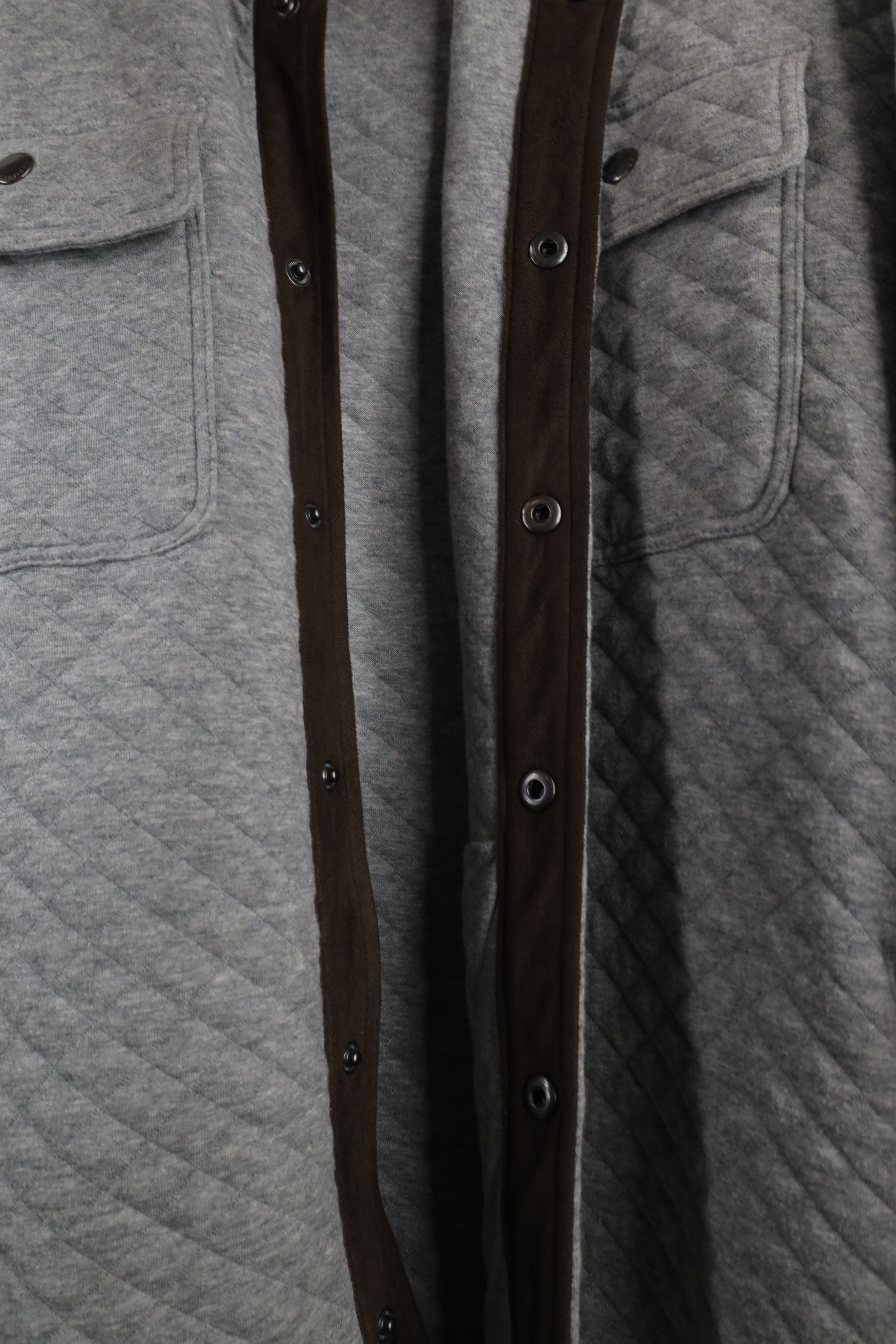 Banana Republic × Vintage Banana Republic Button Shirt Jacket Jac Shirt Heather Gray Size US XL / EU 56 / 4 - 9 Thumbnail