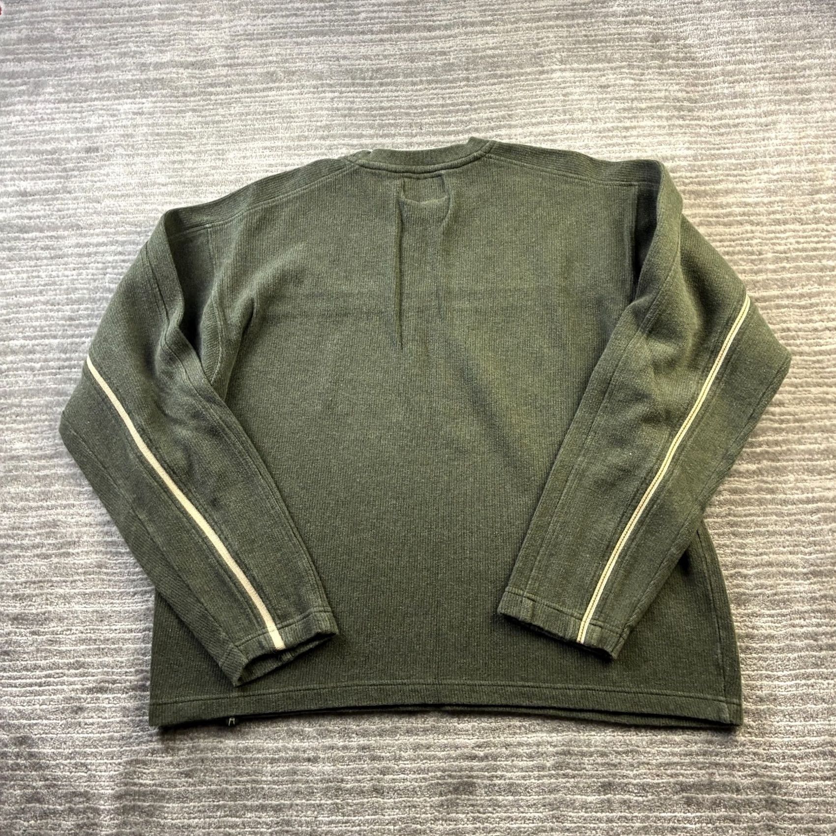 Point Zero VINTAGE Point Zero Sweatshirt Mens Medium Green Grunge Y2K Surf Boxy Size US M / EU 48-50 / 2 - 2 Thumbnail