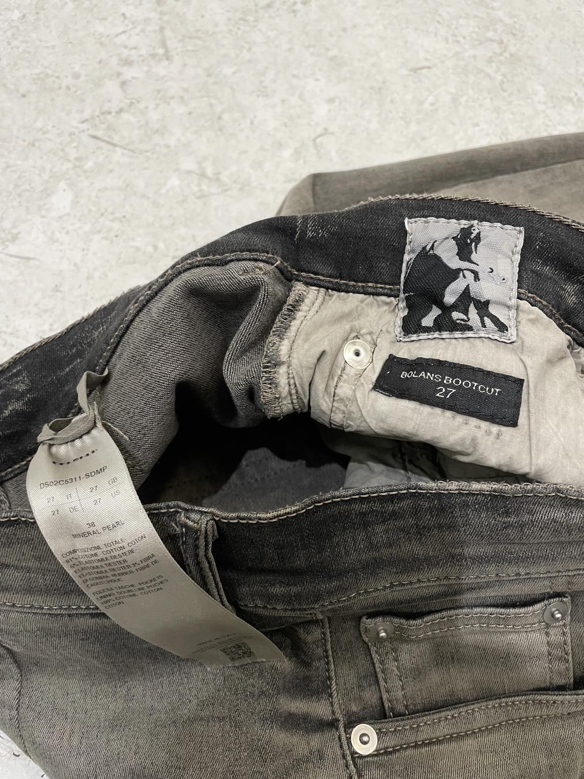 Rick Owens Rick Owen’s “Dust” Bolan bootcut Size US 29 - 3 Thumbnail
