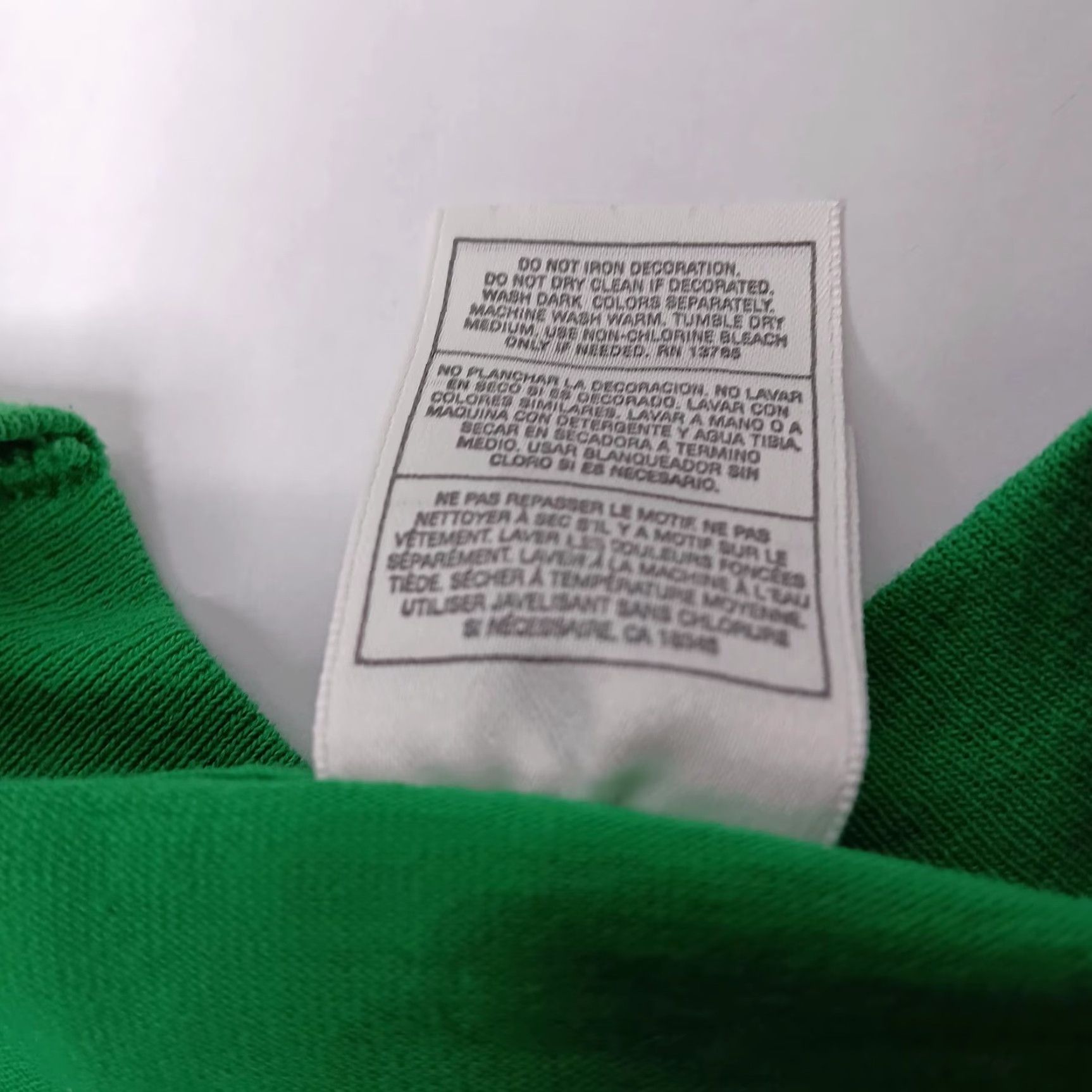 Fruit Of The Loom VINTAGE St Patricks Day Proud To Be Irish Shirt Men L Green Irish Vintage Single Stitch T-Shirt Size US L / EU 52-54 / 3 - 6 Thumbnail