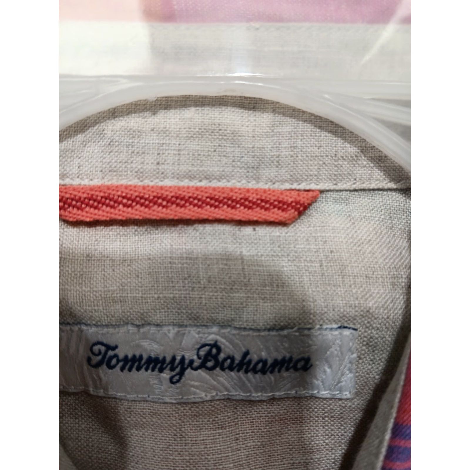 Tommy Bahama Tommy Bahama Womens Shirt Sz S/P Plaid Pastel Multicolor 100% Linen Button Up Short Sleeve Size S / US 4 / IT 40 - 6 Thumbnail