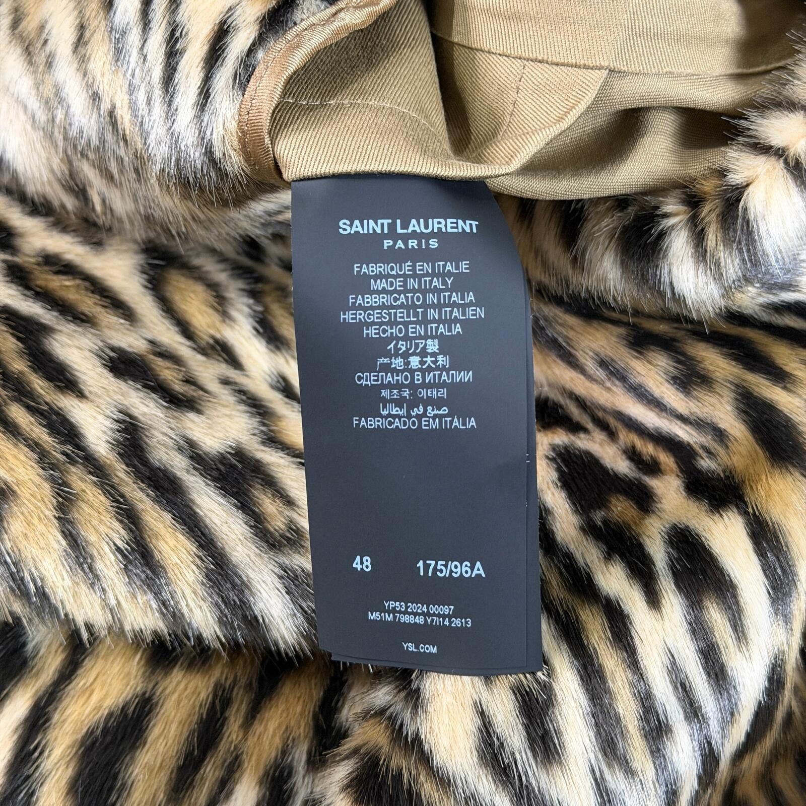 Saint Laurent Paris Saint Laurent Fur Inner Trench Coat Size US M / EU 48-50 / 2 - 12 Thumbnail