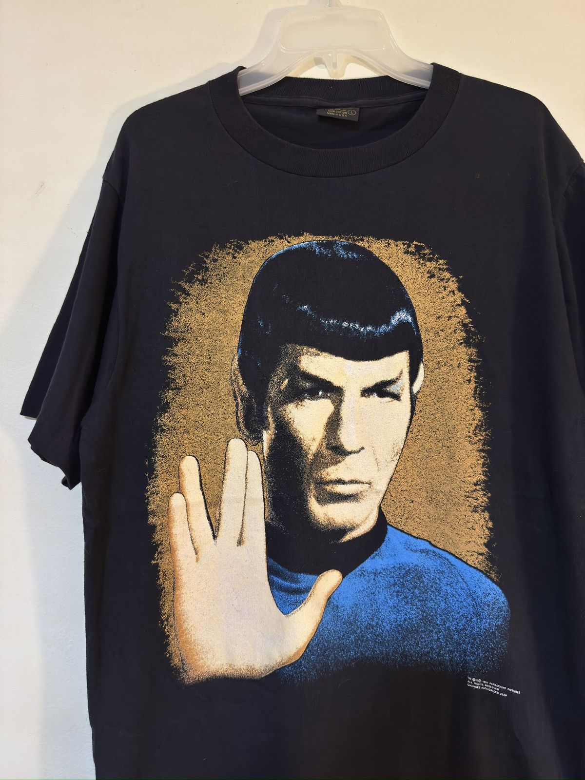 Vintage Vintage star trek spock 1991 tee Size US L / EU 52-54 / 3 - 2 Thumbnail