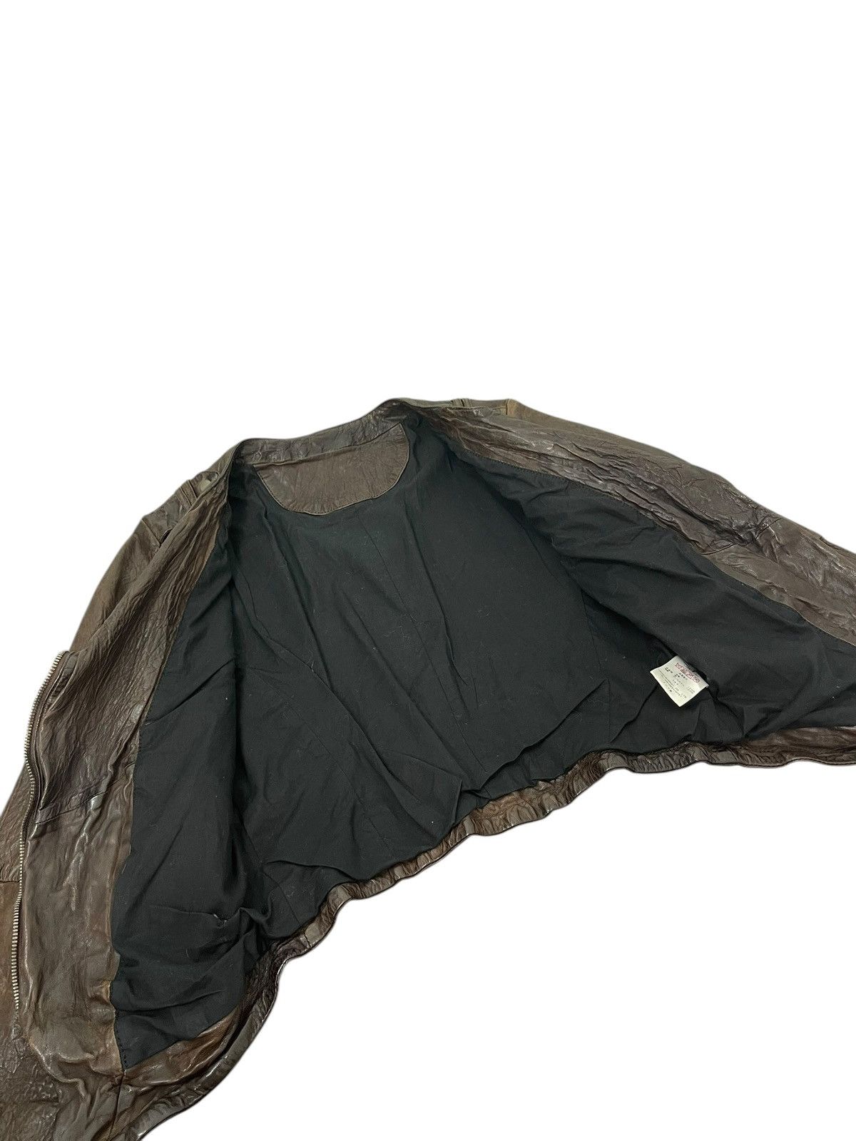 Leather Full Grain Leather Luva Tram Bikers Jacket Slim 6🟩7 Size US S / EU 44-46 / 1 - 8 Thumbnail