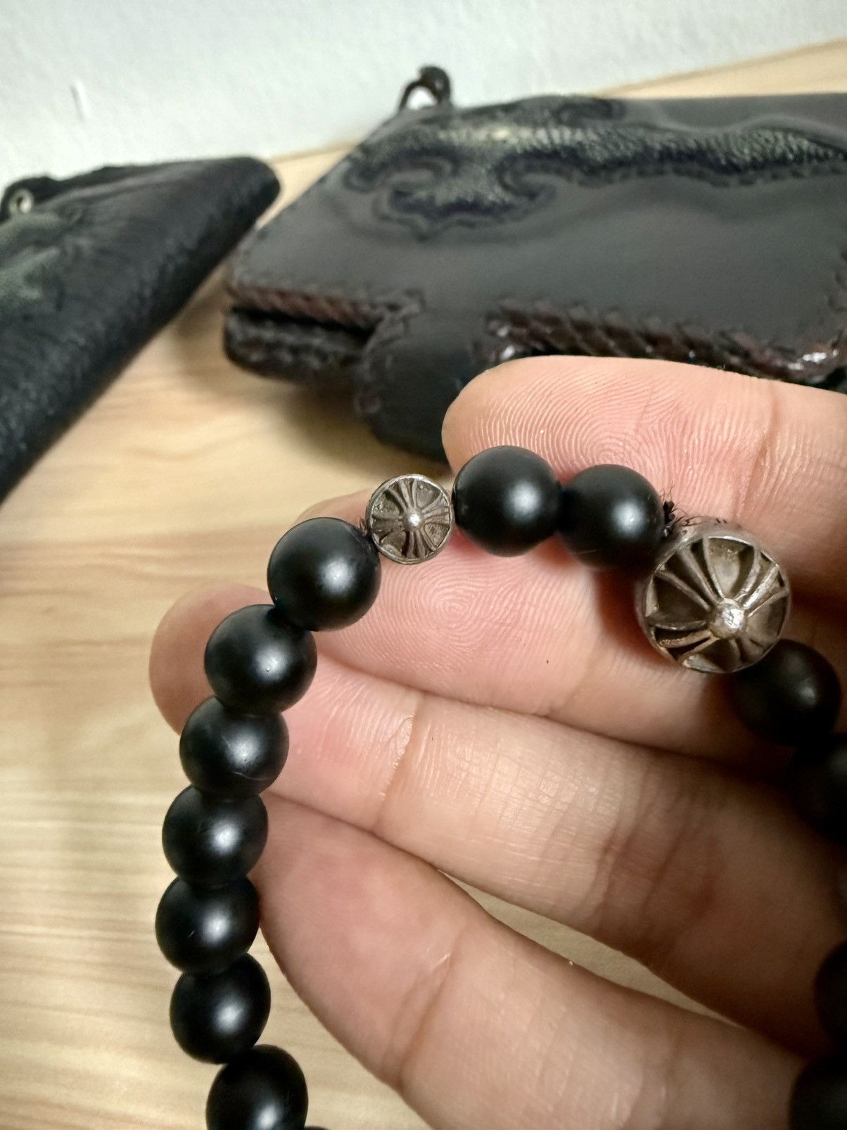 Chrome Hearts Chrome Hearts Matte Black Onyx beaded Bracelet Size ONE SIZE - 10 Thumbnail
