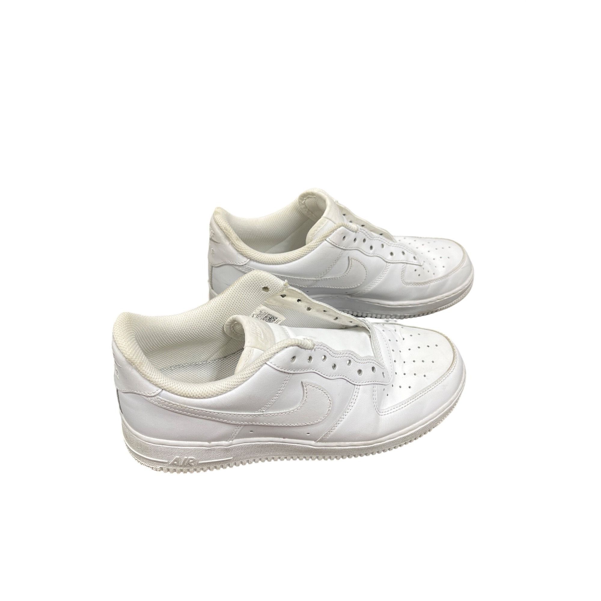 Nike Nike Air Force 1 mens white leather low top athletic sneaker Size US 9.5 / EU 42-43 - 3 Thumbnail