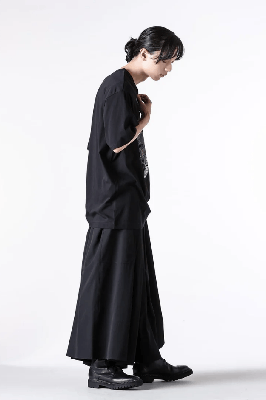 Yohji Yamamoto Yohji Yamamoto Pour Homme SS24 - Ta/TUXEDO HAKAMA PANTS Size US 32 / EU 48 - 6 Thumbnail