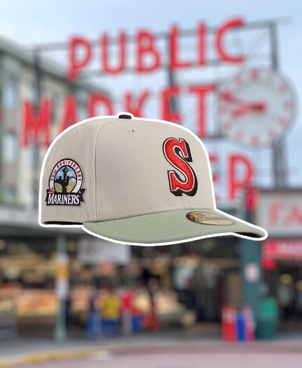 Hat Club × MyFitteds × New Era Seattle Mariners Public Market Size ONE SIZE - 2 Thumbnail